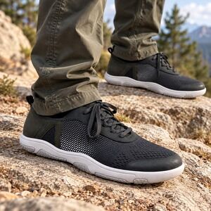 Hike Footwear Barefoot Sneakers Mens 11-11.5 Grey Green Minimalist Zero Drop HF
